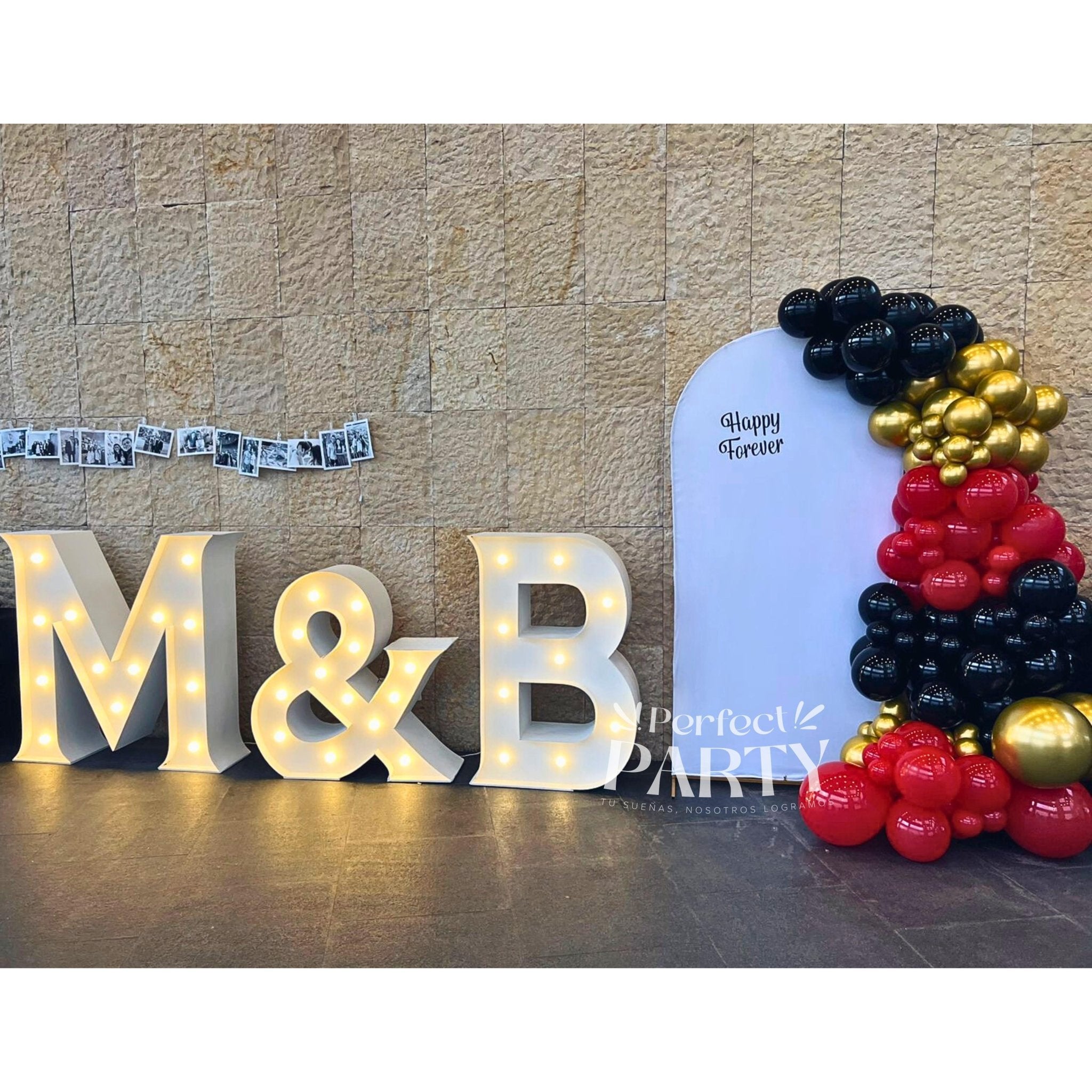Letras con LED | Boda, Aniversario o Pedida de Mano - Perfect Party